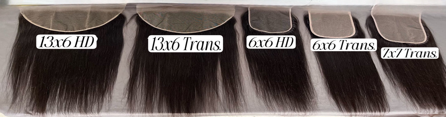 Body Wave Virgin Lace Closures & Frontals